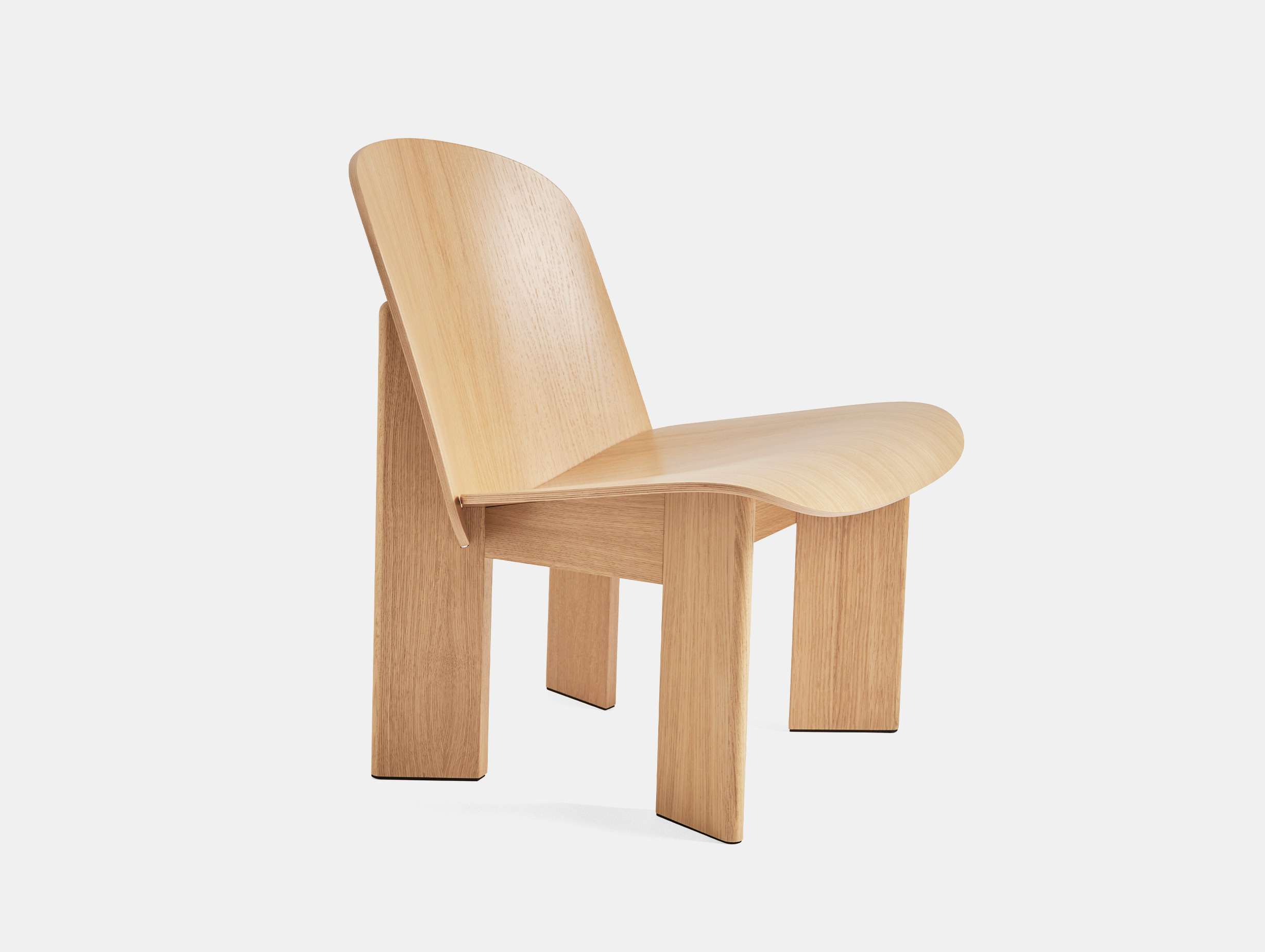 Hay andreas bergsaker chisel lounge chair oak