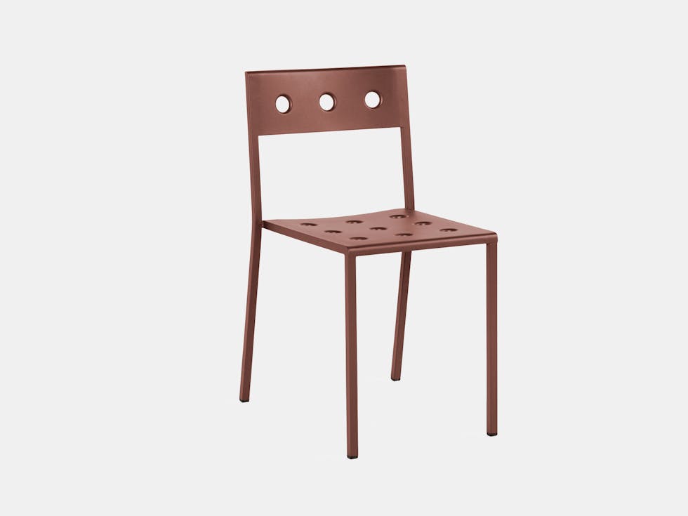 Hay bouroullec balcony chair iron red Hay bouroullec balcony chair iron red
