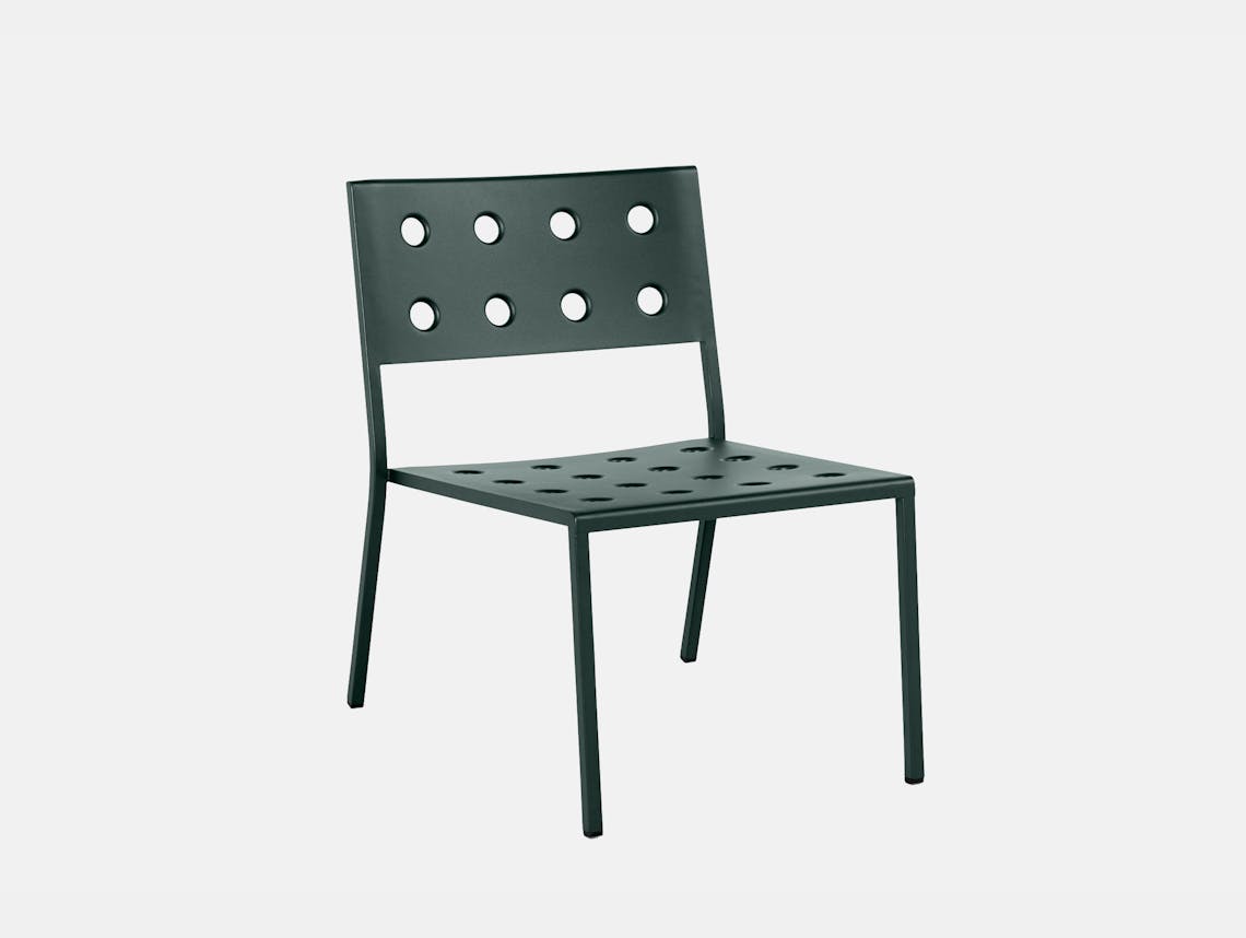 Hay bouroullec balcony lounge chair dark forest