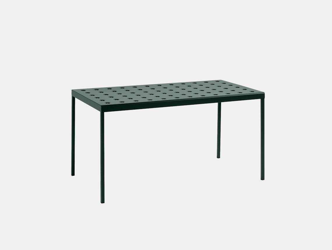 Hay bouroullec balcony table dark forest 144