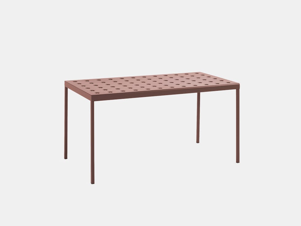Hay bouroullec balcony table iron red 144 Hay bouroullec balcony table iron red 144