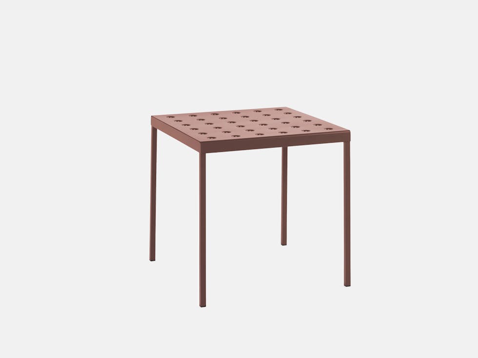 Hay bouroullec balcony table iron red 75 Hay bouroullec balcony table iron red 75
