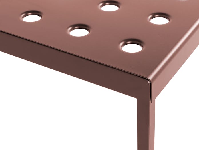 Hay bouroullec balcony table iron red detail