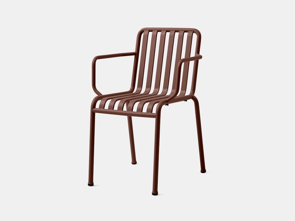 Hay bouroullec palissade armchair iron red