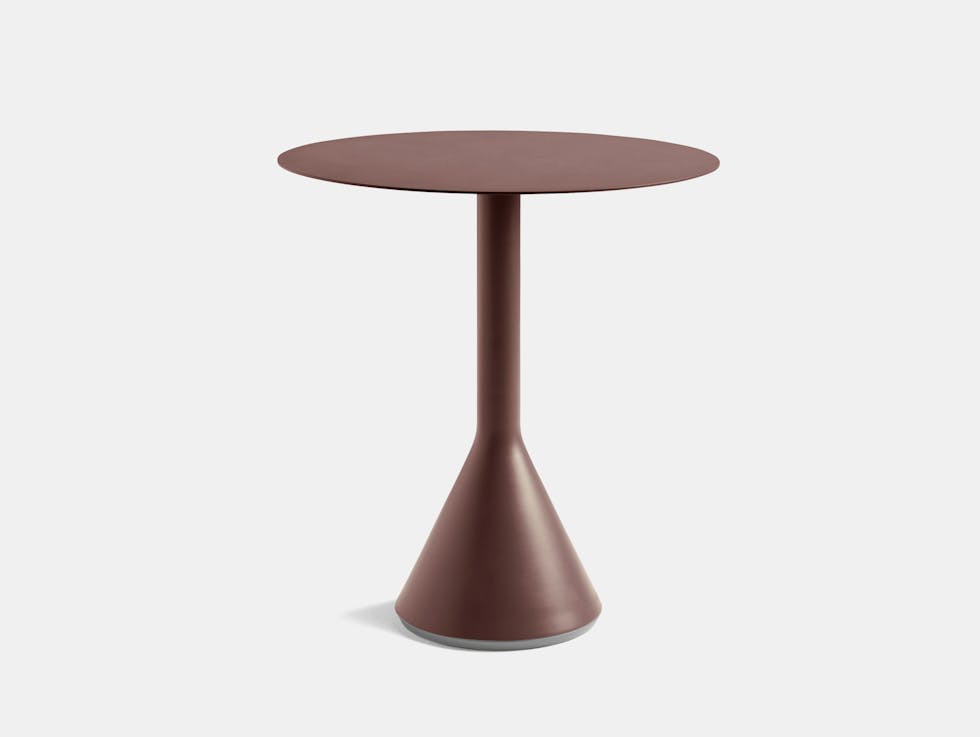 Hay bouroullec palissade cone table iron red
