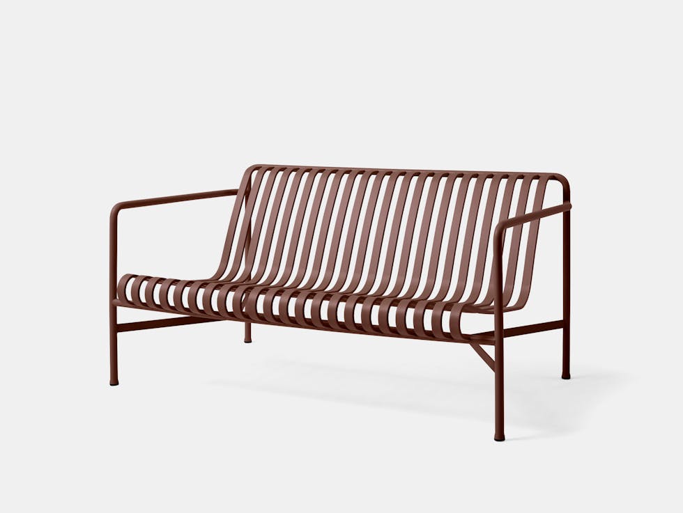Hay bouroullec palissade lounge sofa iron red