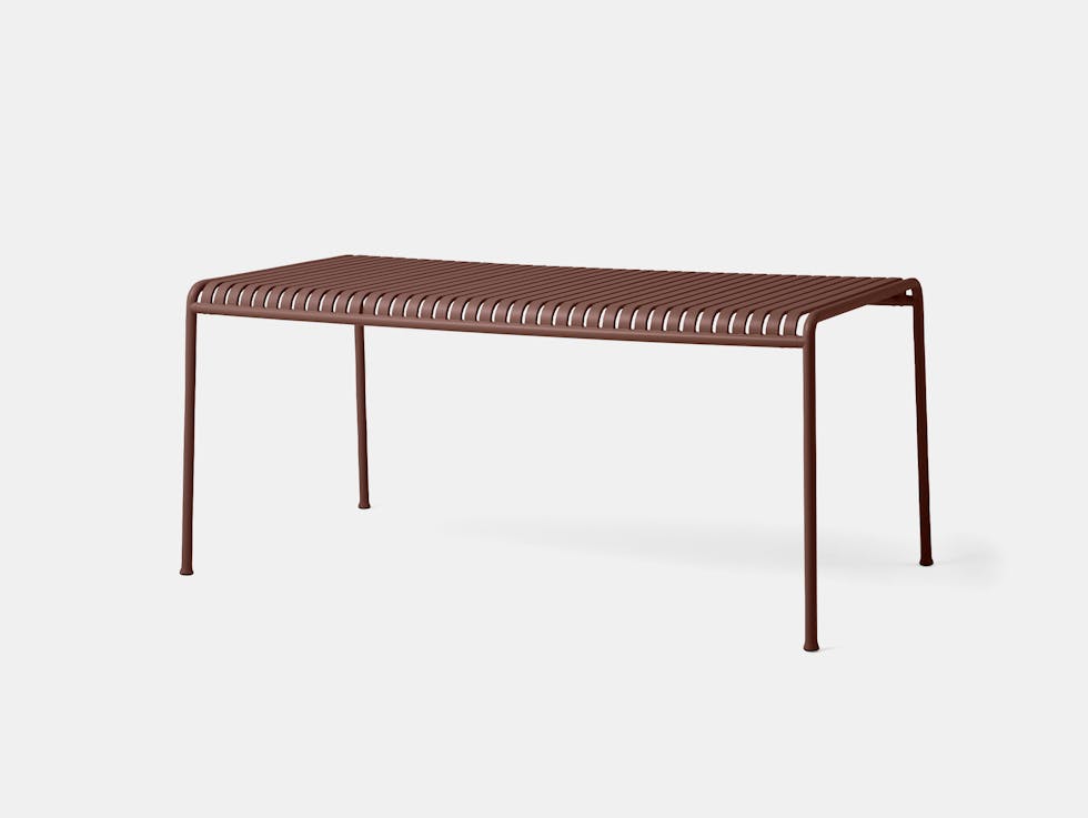 Hay bouroullec palissade table iron red