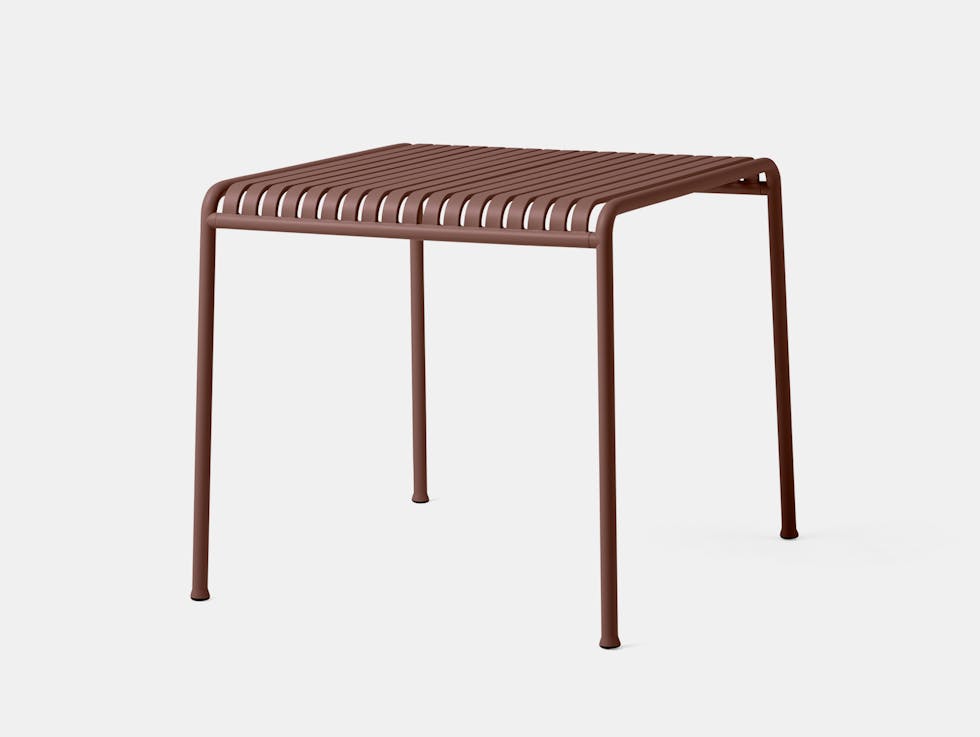 Hay bouroullec palissade table square iron red