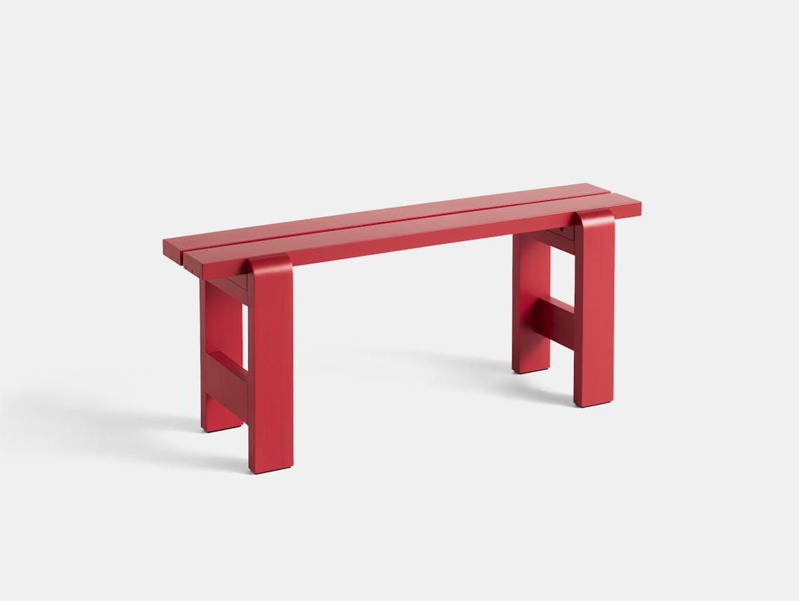 Hay hannes fritz weekday bench wine red