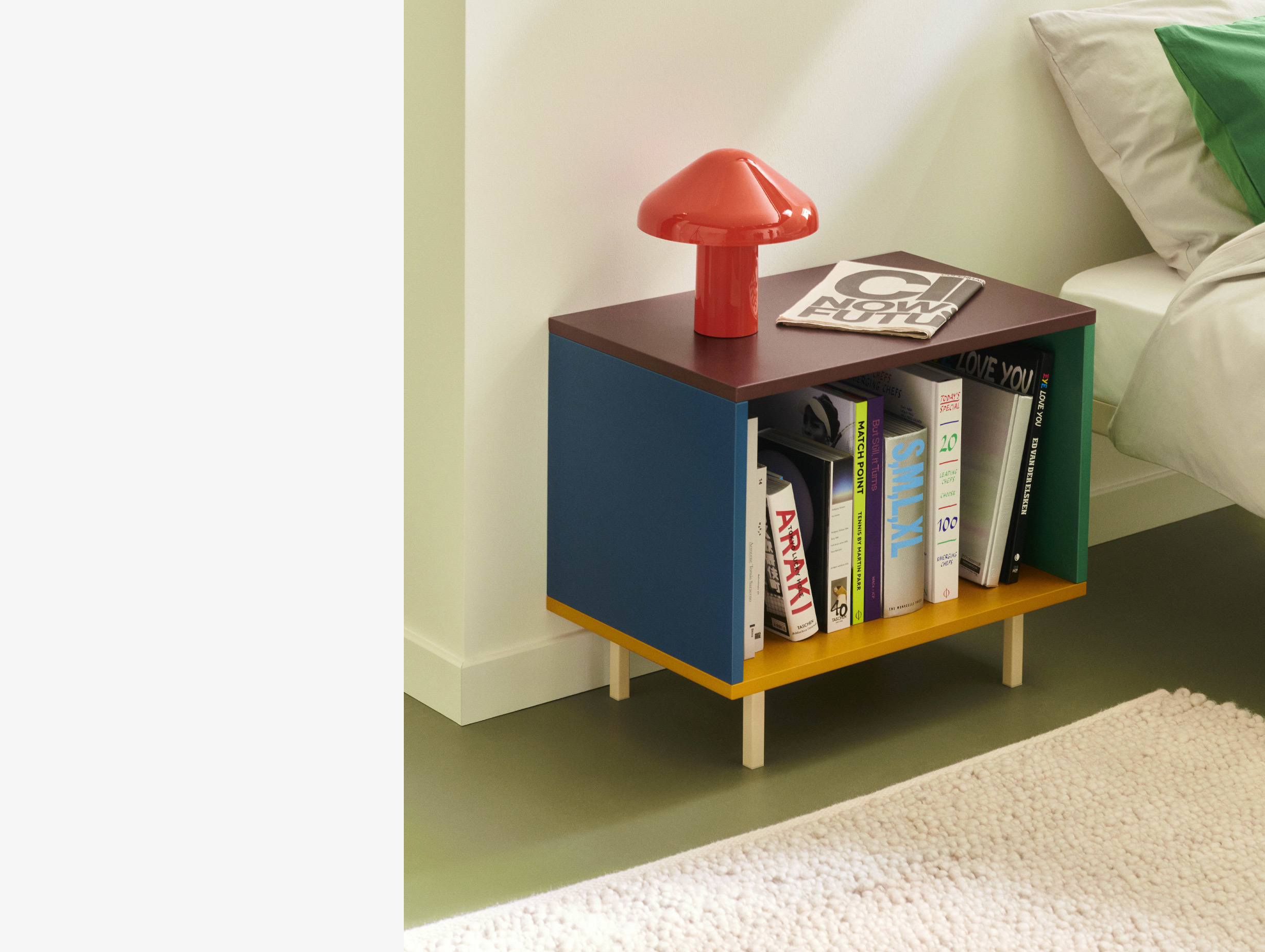 Hay muller van severen colour cabinet small multicoloured legs lifestyle5