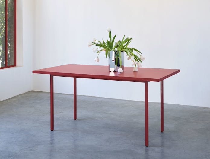 Hay muller van severen two colour table red lifestyle