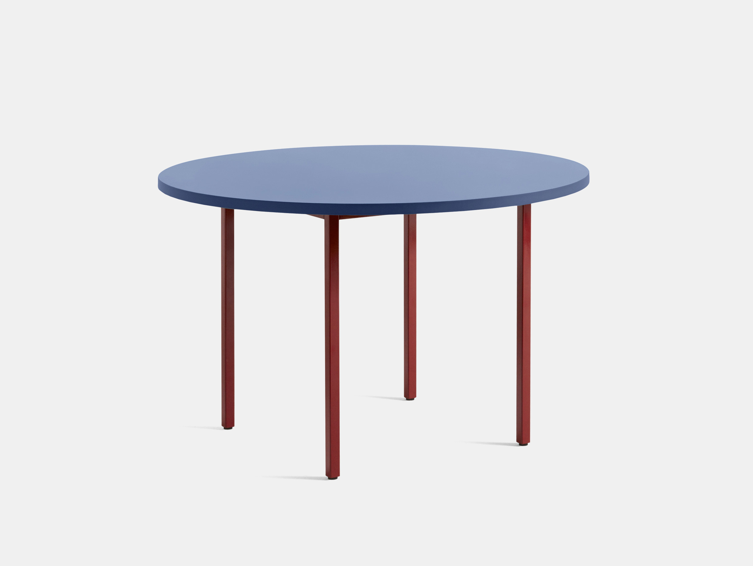 Hay muller van severen two colour table round blue maroon 120