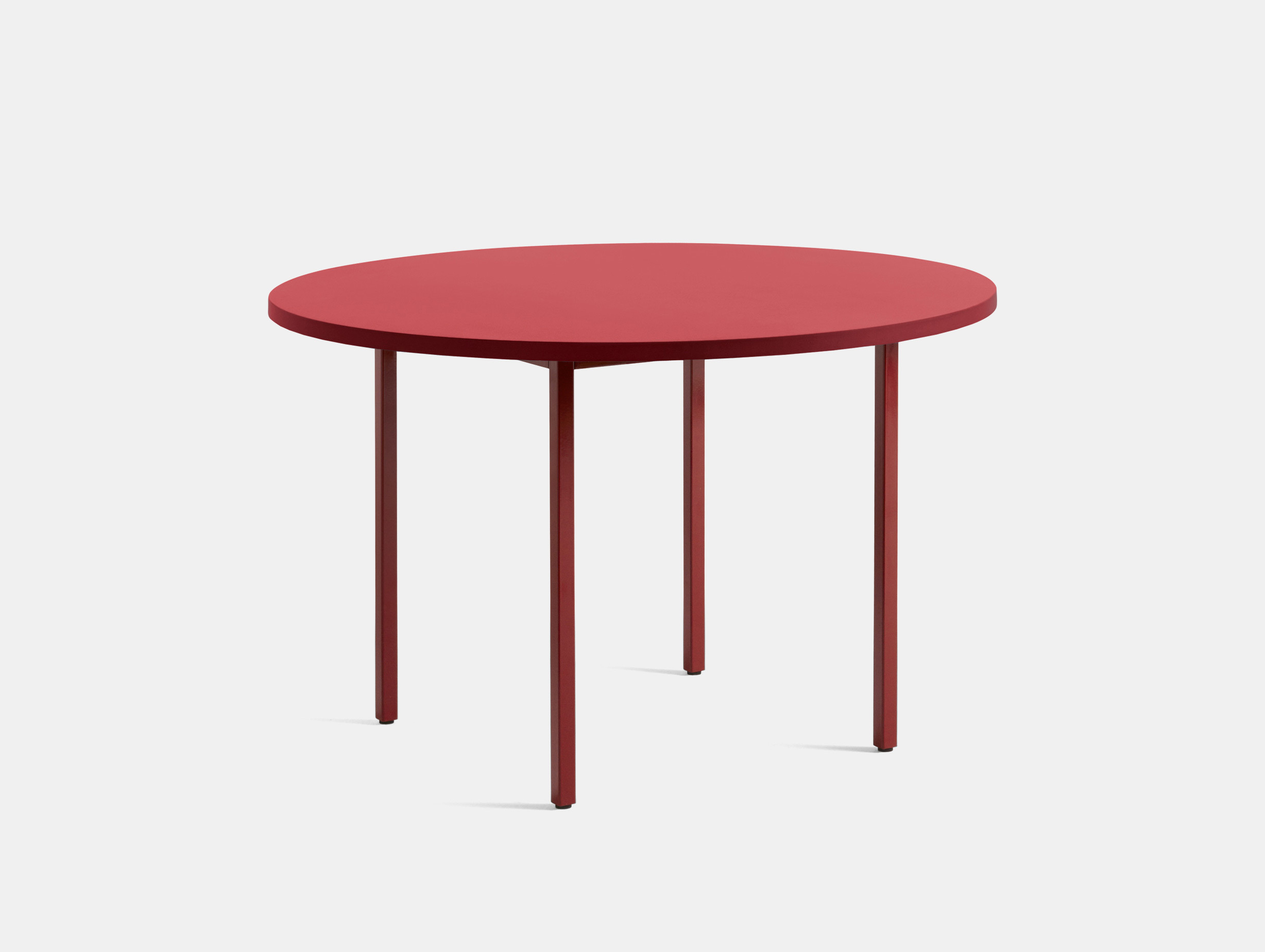 Hay muller van severen two colour table round green ivory 120 jpghay muller van severen two colour table round red marooon 120 jpg