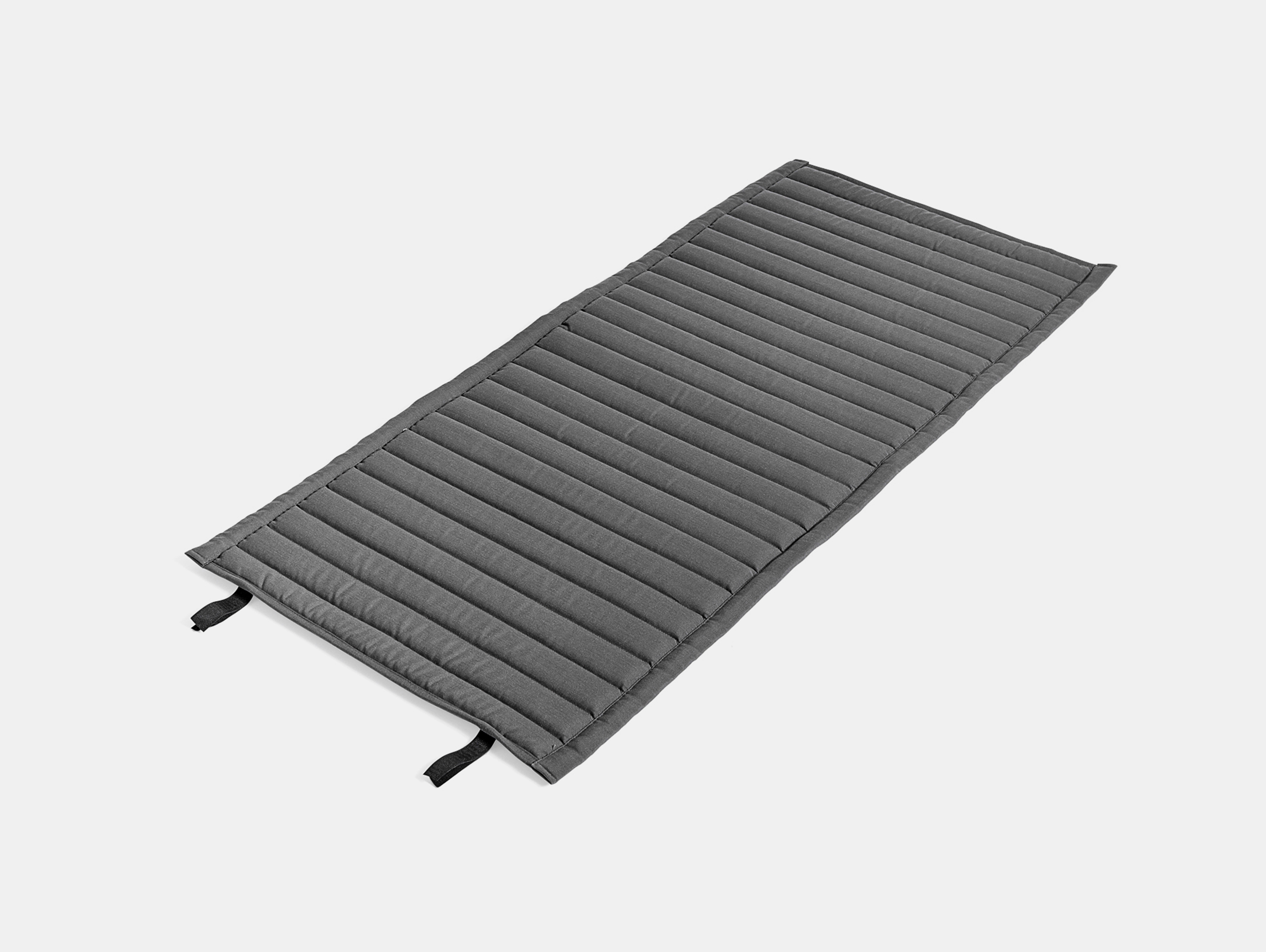 Hay palissade low lounge chair quilted cushion anthracite