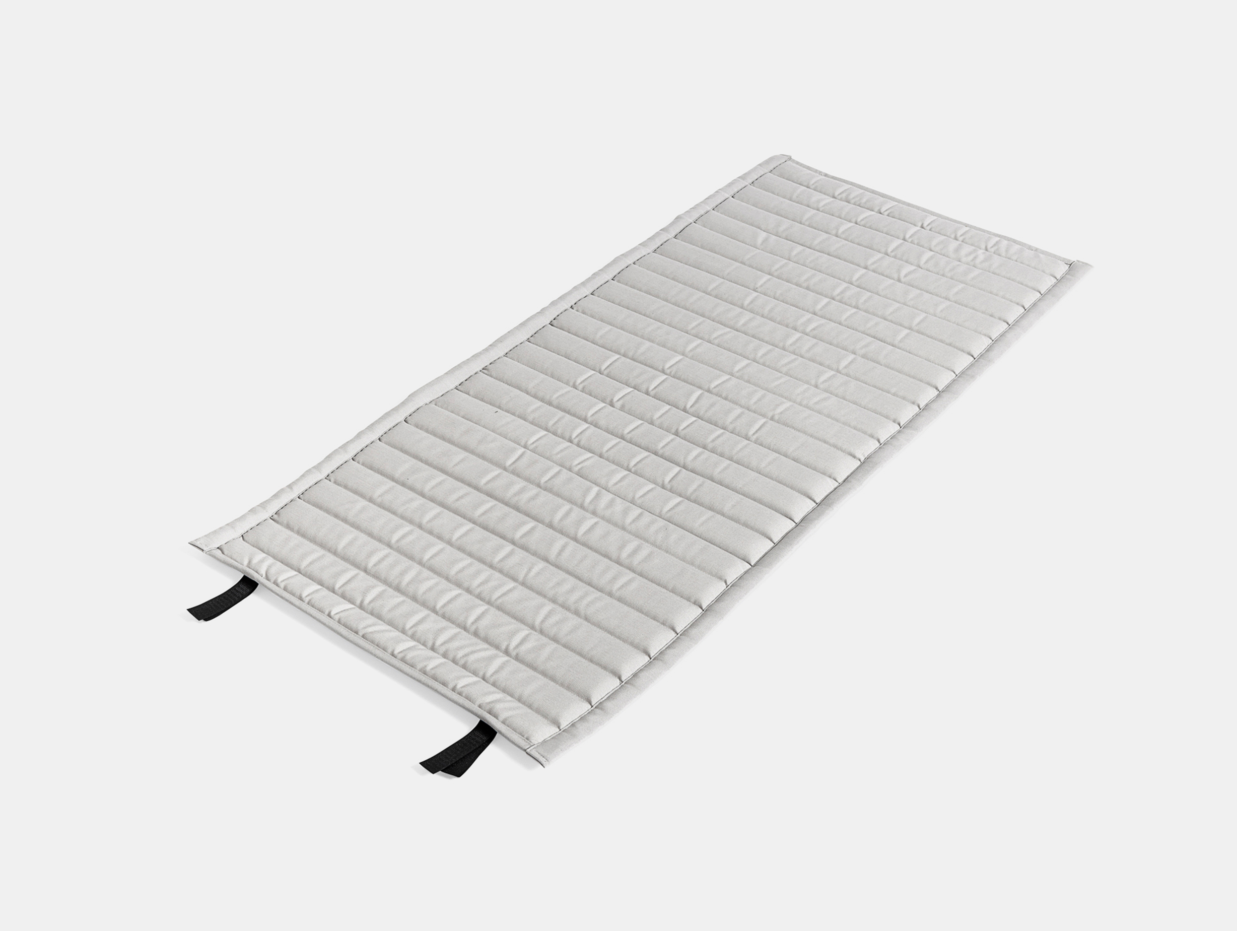 Hay palissade low lounge chair quilted cushion sky grey