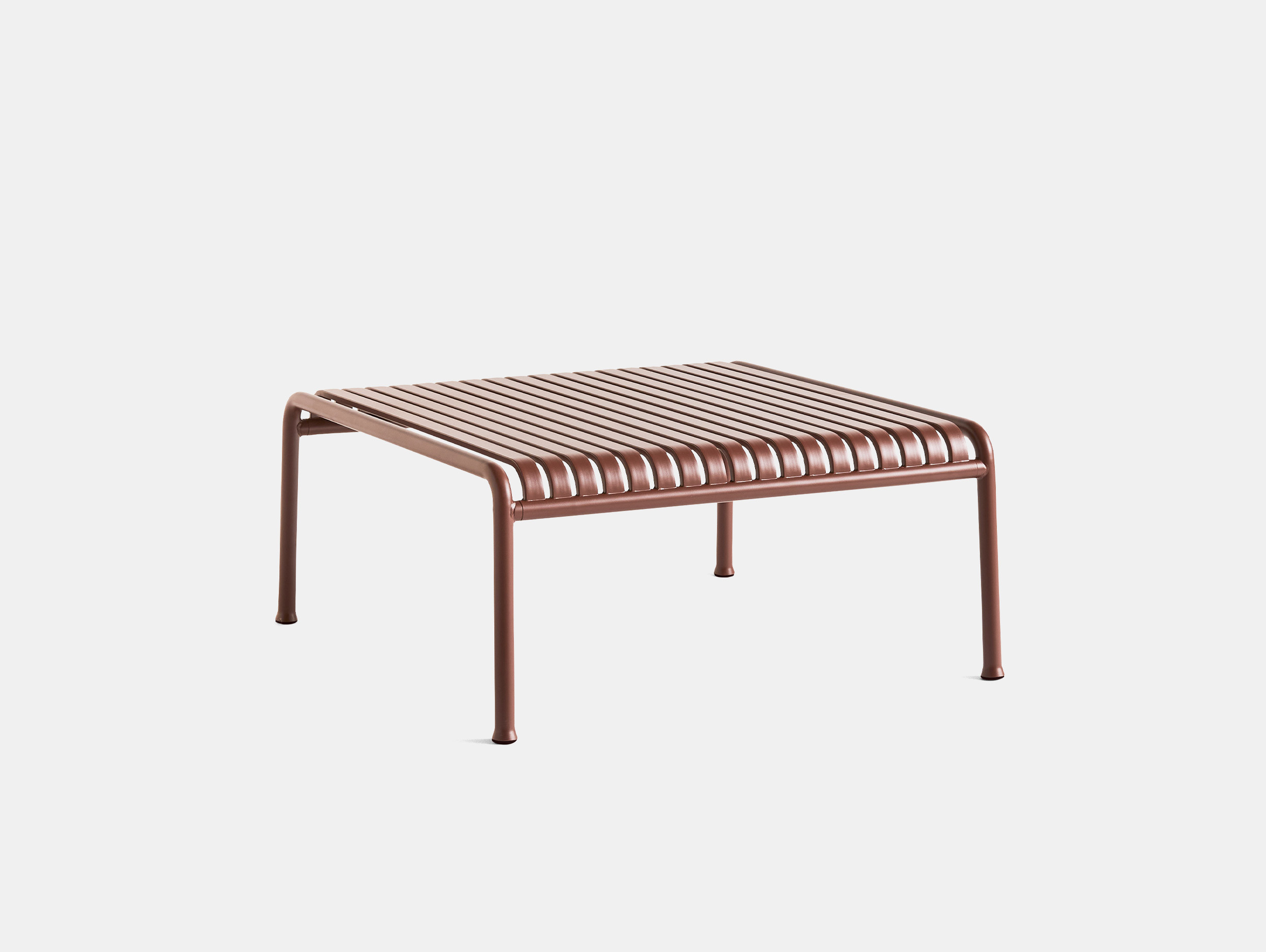 Hay ronan erwan bouroullec palissade low table outdoor iron red