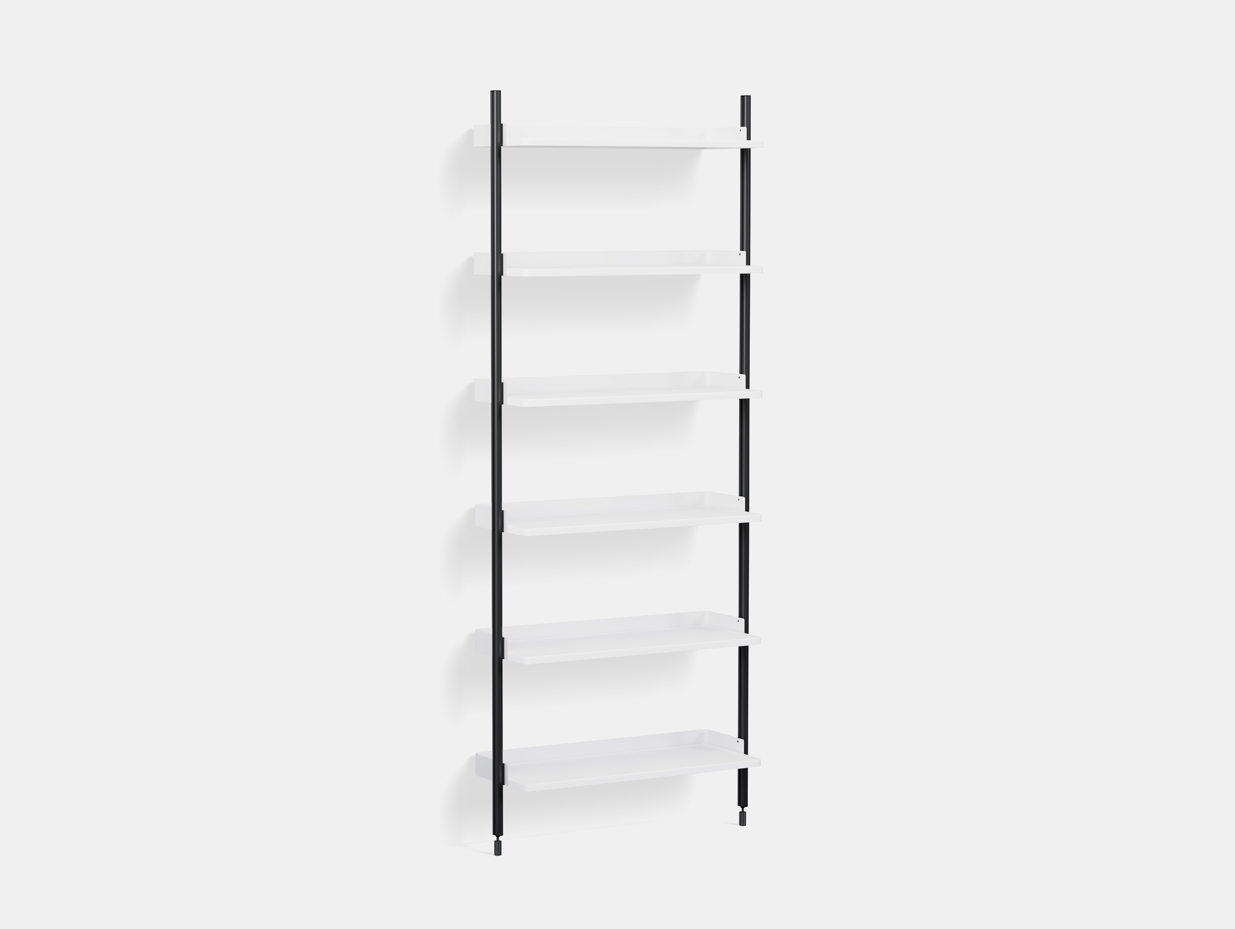 Hay ronan erwan bouroullec pier system 101 1 white steel black anodised