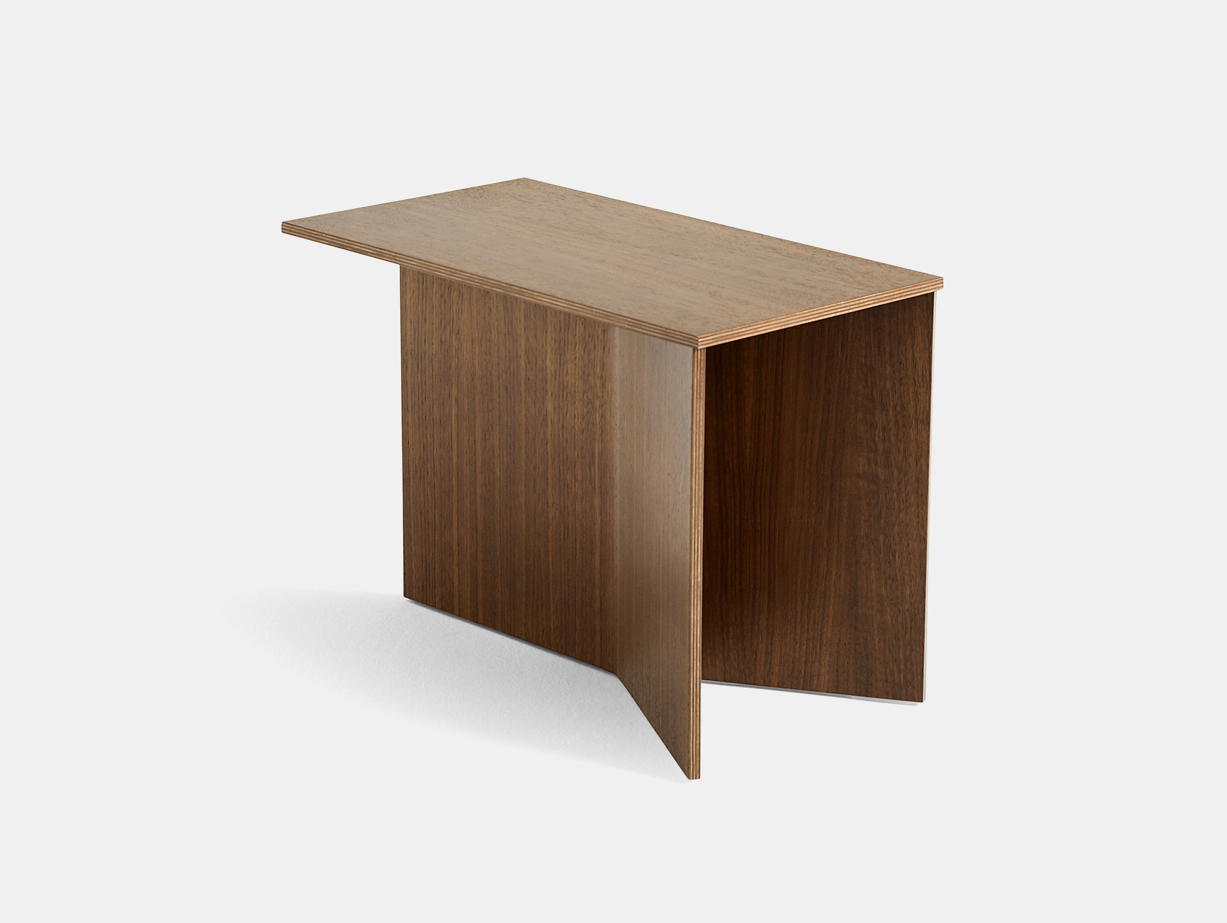 Hay slit table wood oblong walnut