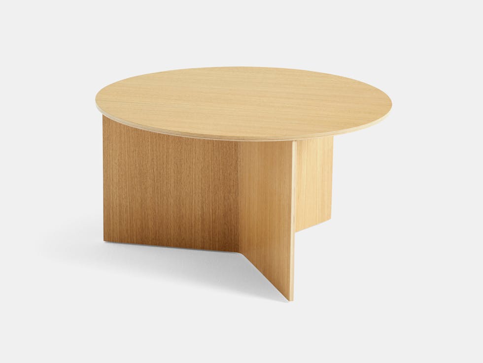 Hay slit table wood round xl oak