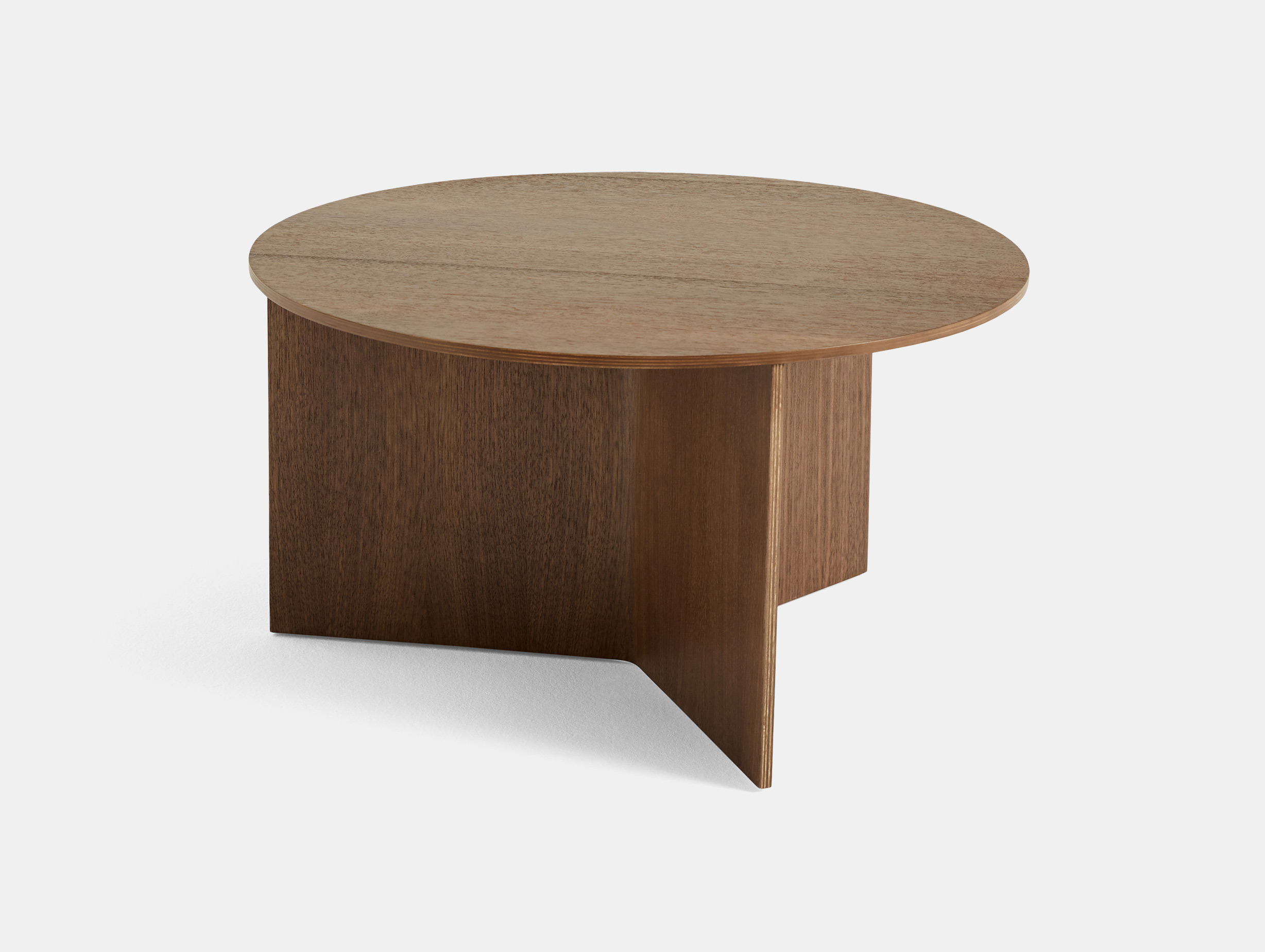 Hay slit table wood round xl walnut