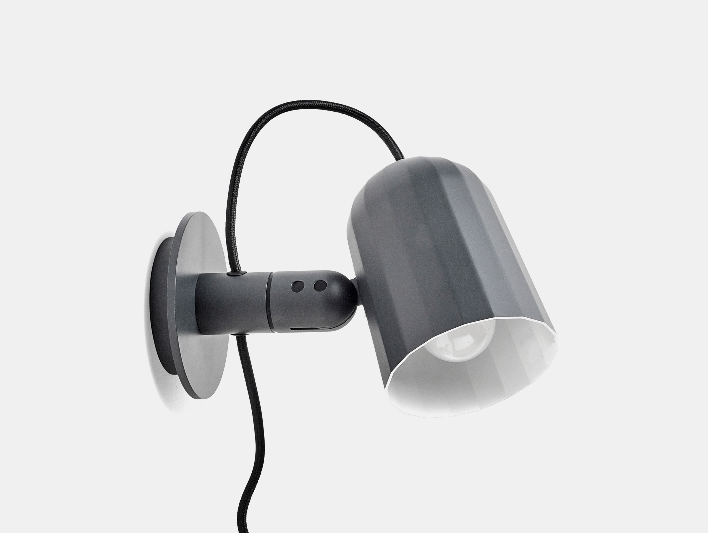 Hay smithmitthias noc wall light cord dark grey