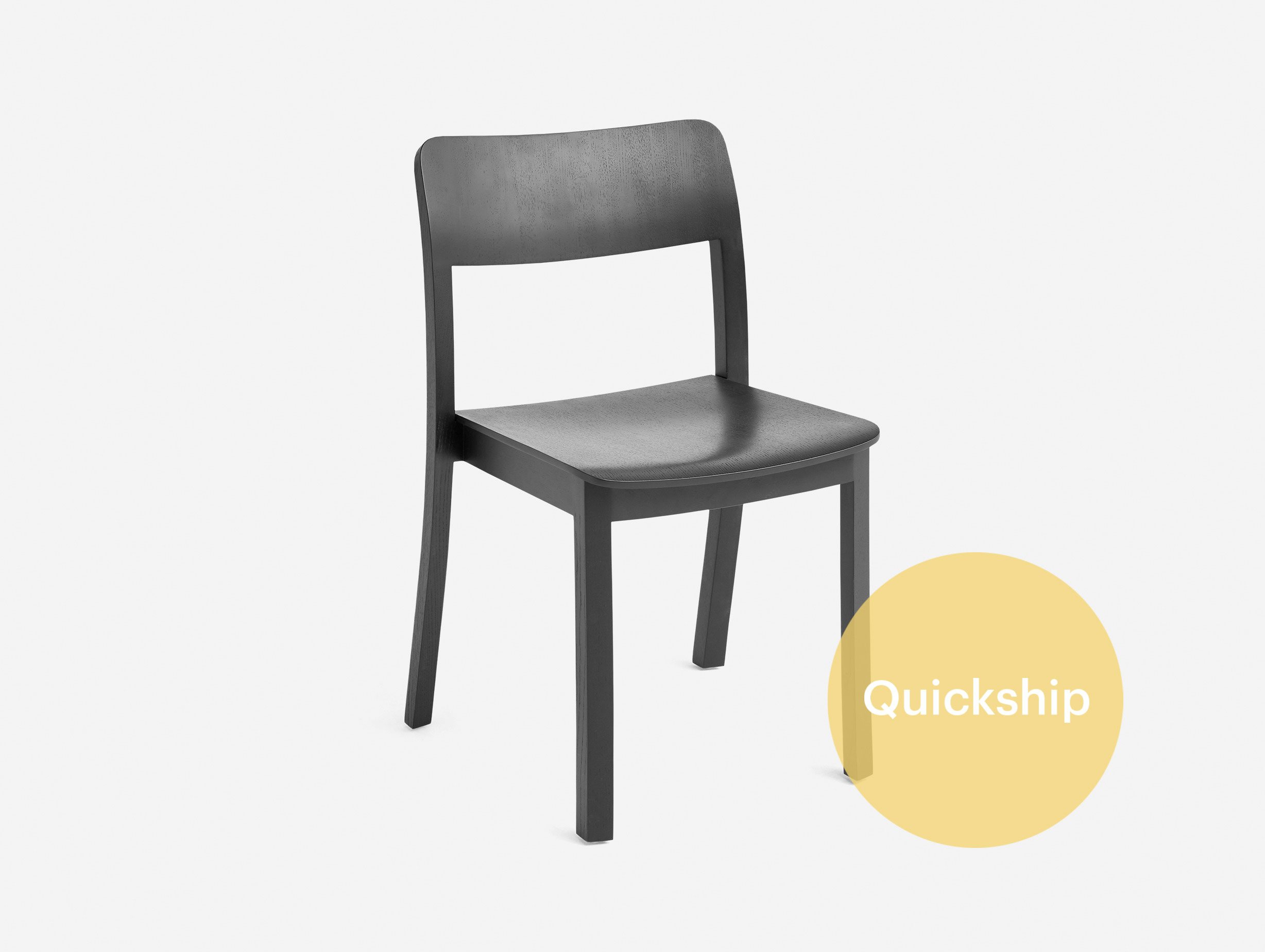 Quickship hay julien renault pastis chair ash black