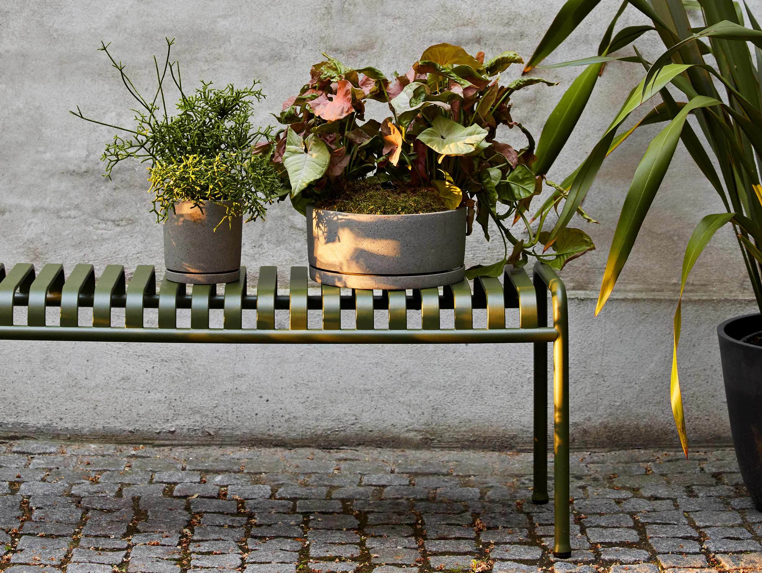 HAY palissade bench olive ls 2