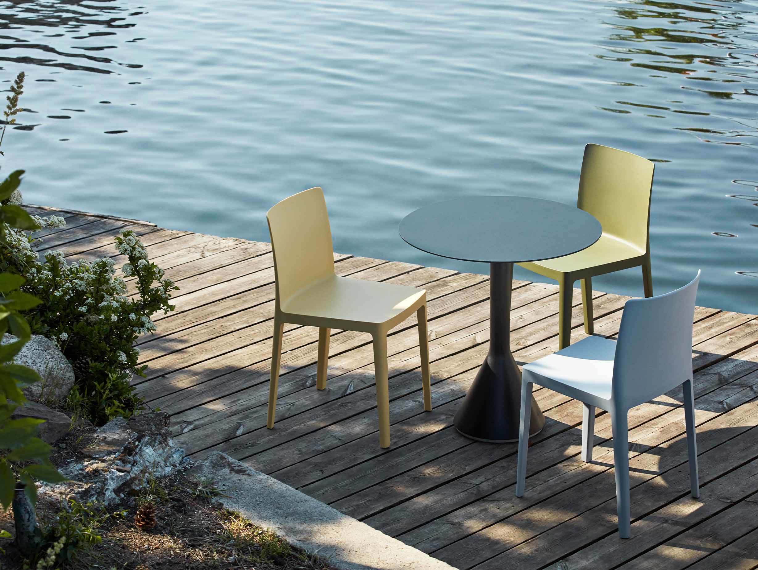 HAY palissade cone table round anth ls 4