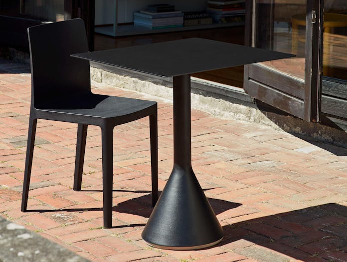 HAY palissade cone table square anthracite ls 2