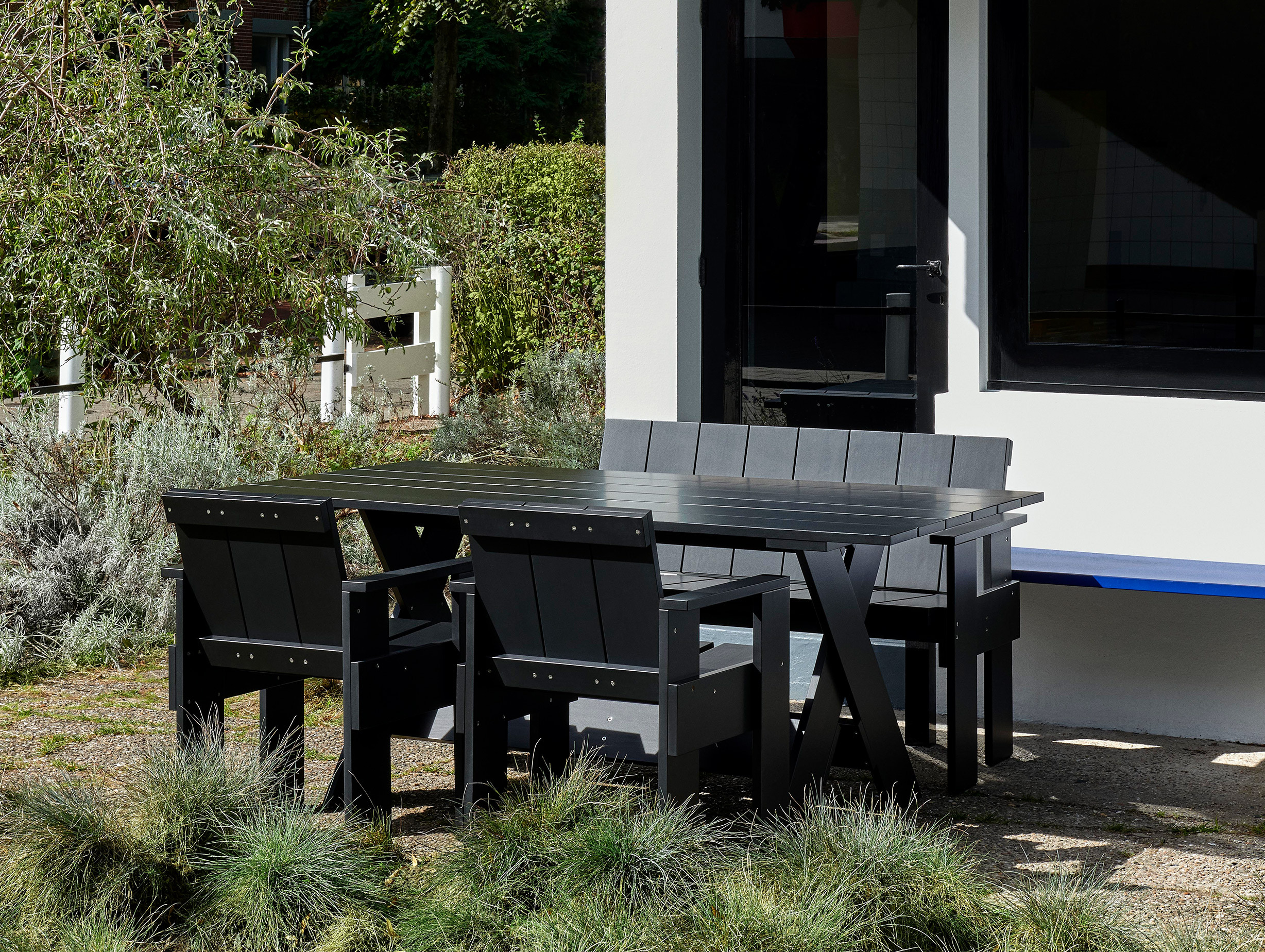 Hay Gerrit Rietveld Crate Dining Table Lifestyle 3