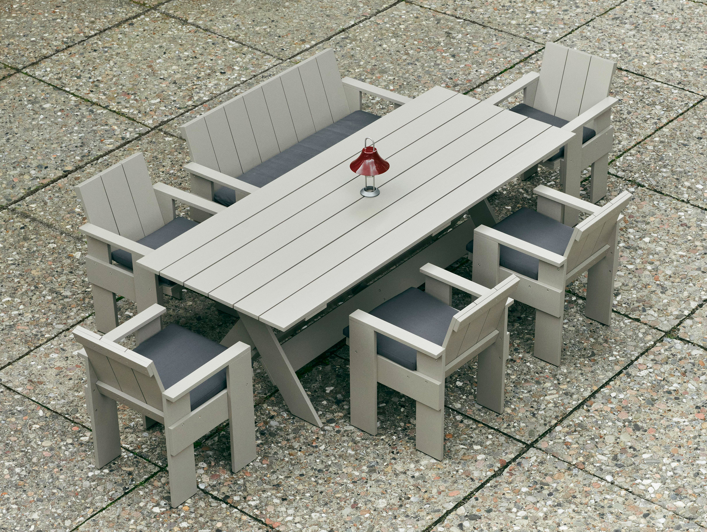 Hay Gerrit Rietveld Crate Dining Table Lifestyle 4