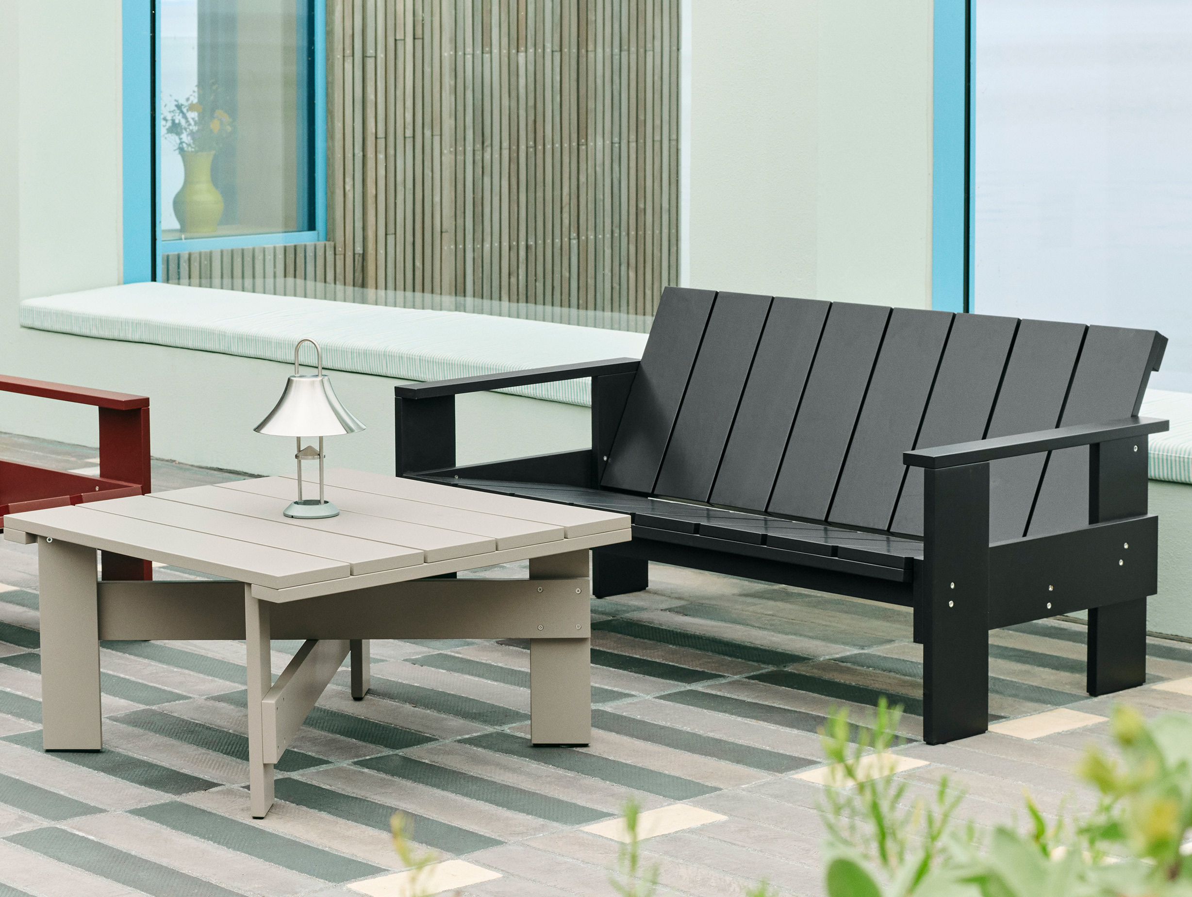 Hay Gerrit Rietveld Crate Lounge Sofa Lifestyle 1