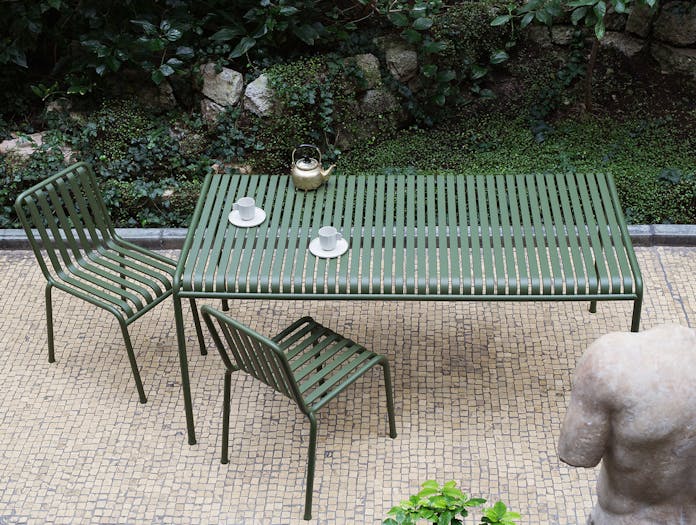 Hay Palissade Outdoor Table And Chairs Ronan And Erwan Bouroullec