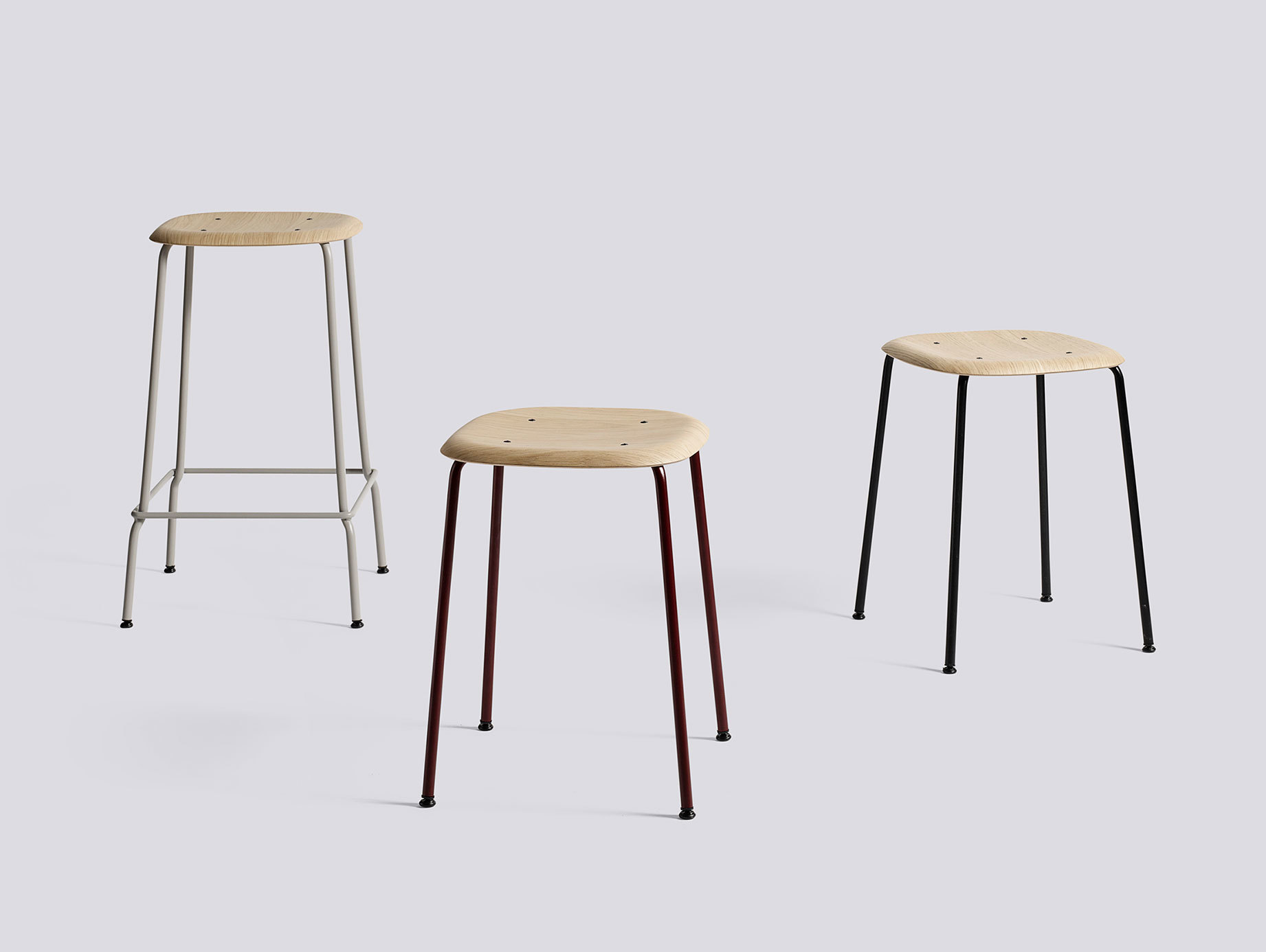 Hay Soft Edge70 Stool Soft Egde30 Family