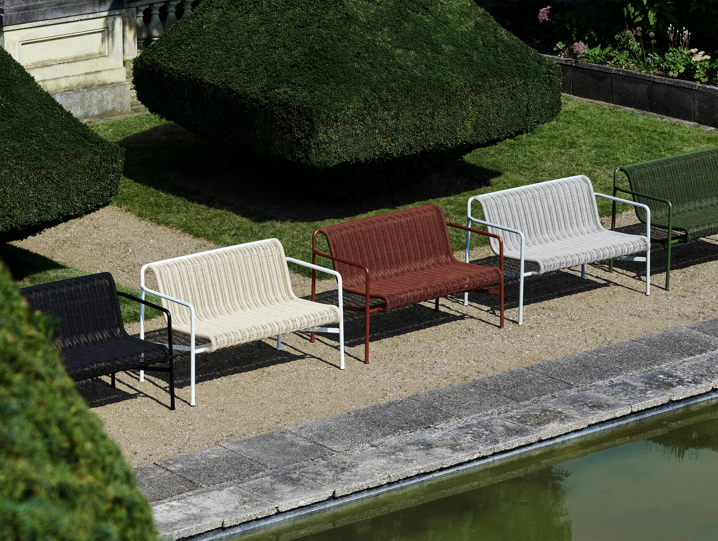 Hay bouroullec palissade cord dining bench story 1