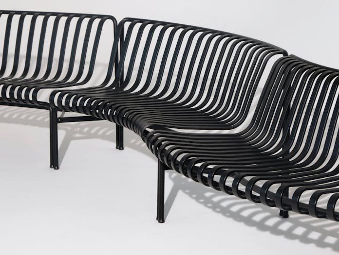 Hay bouroullec palissade park dining bench in out ls 3