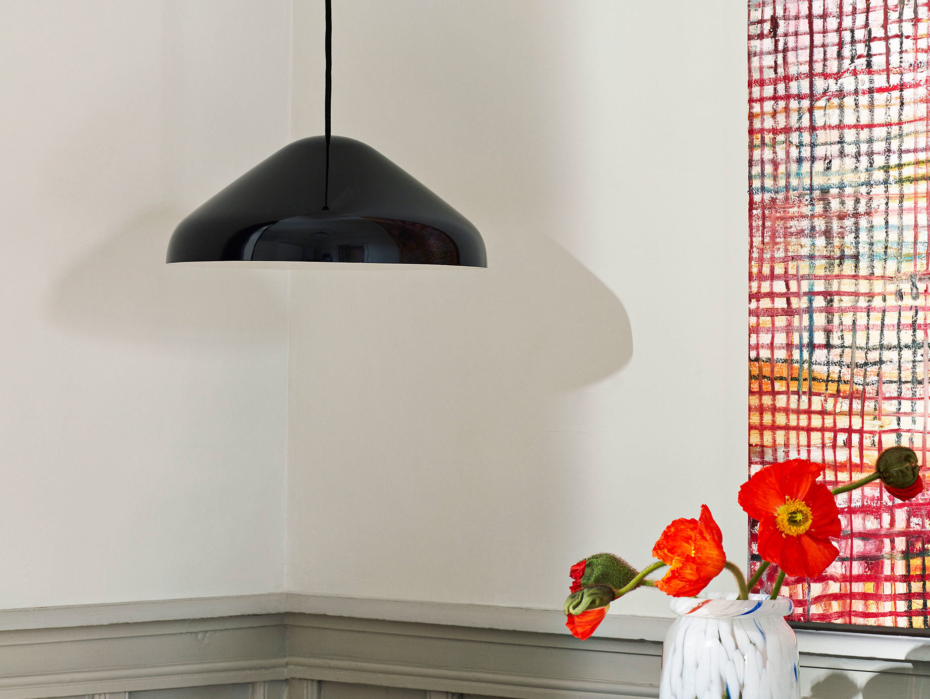 Hay pao steel pendant blk ls