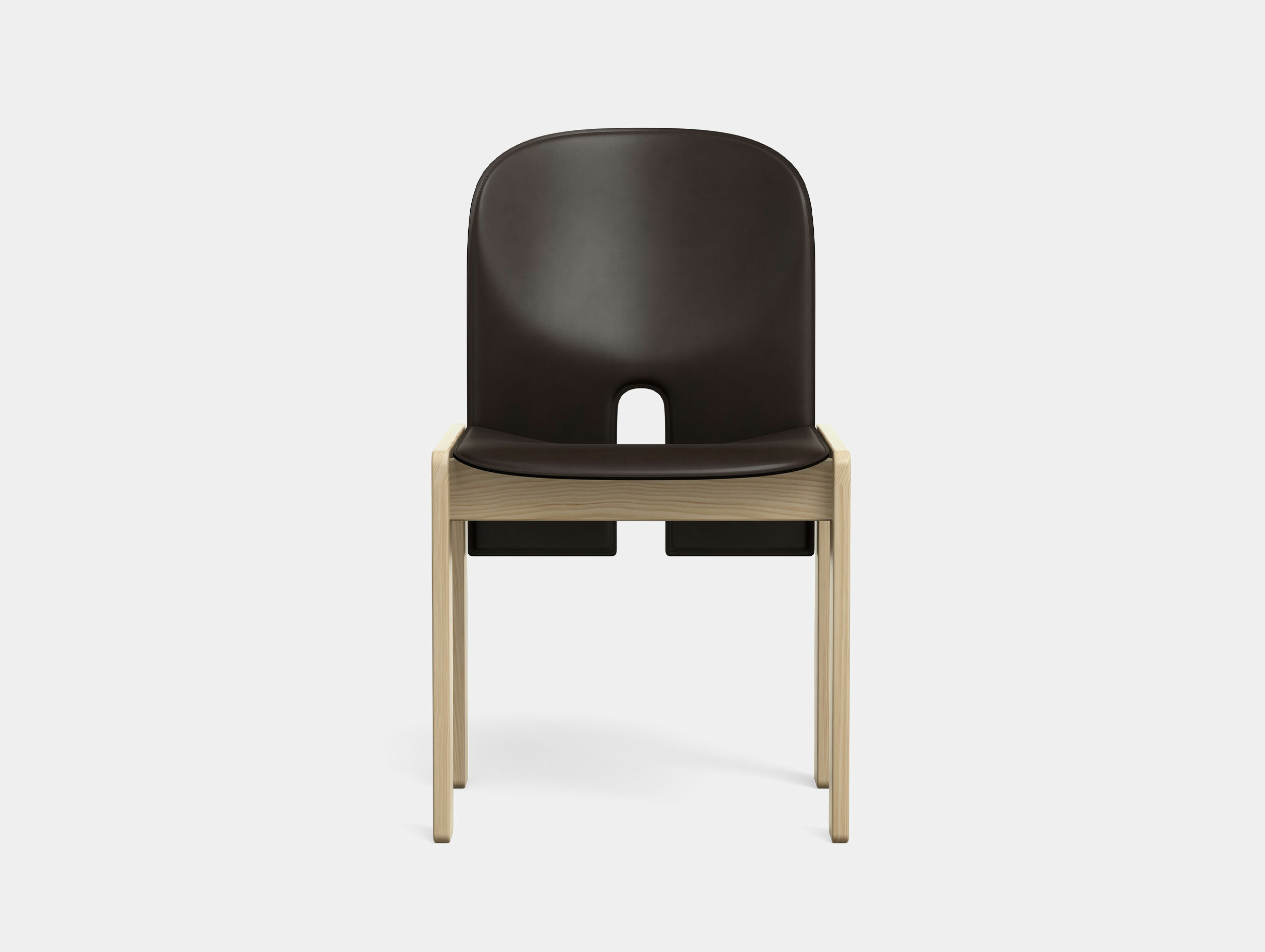 Karakter scarpa 121 chair ash nero leather