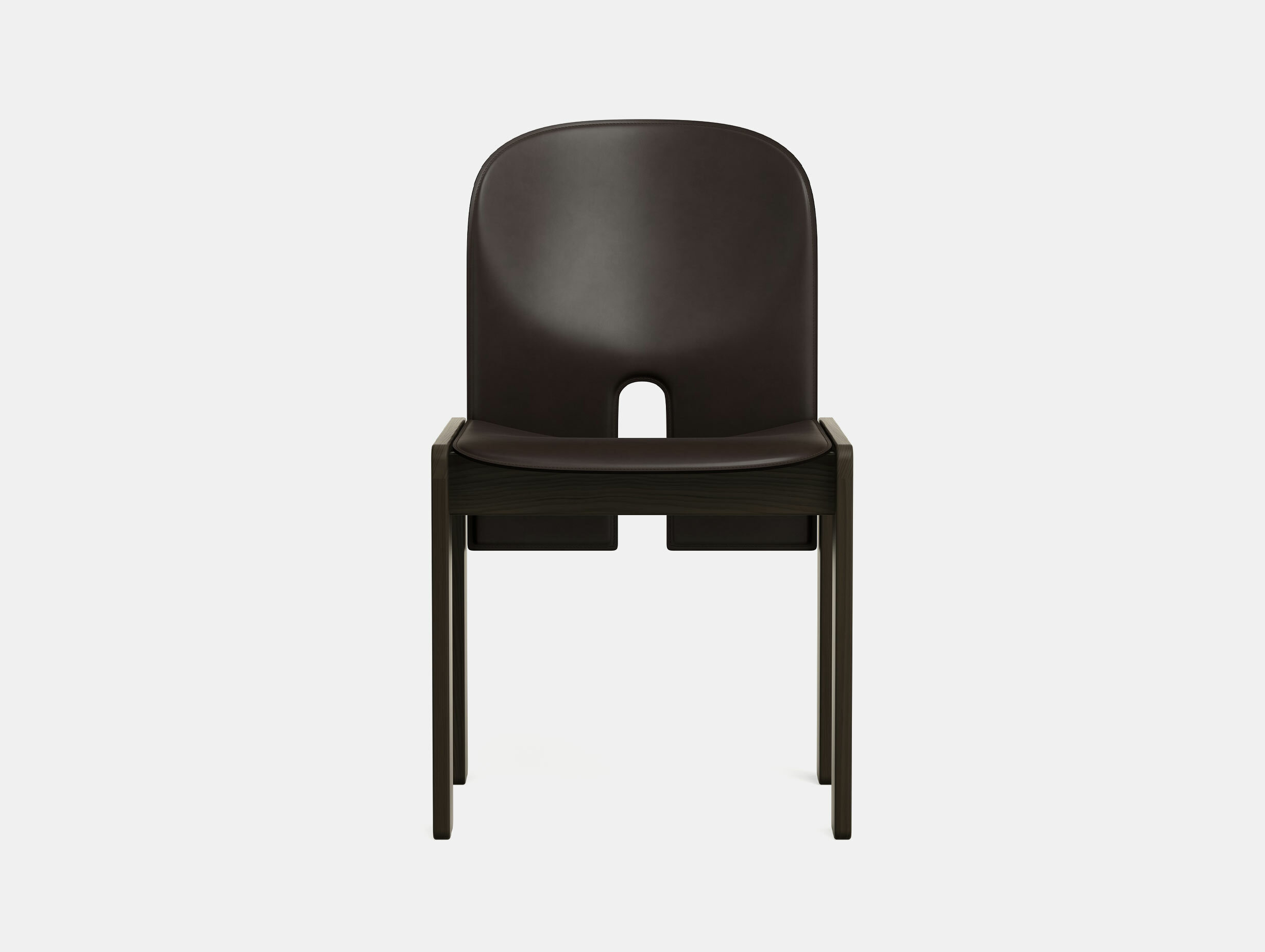 Karakter scarpa 121 chair mocca ash nero leather