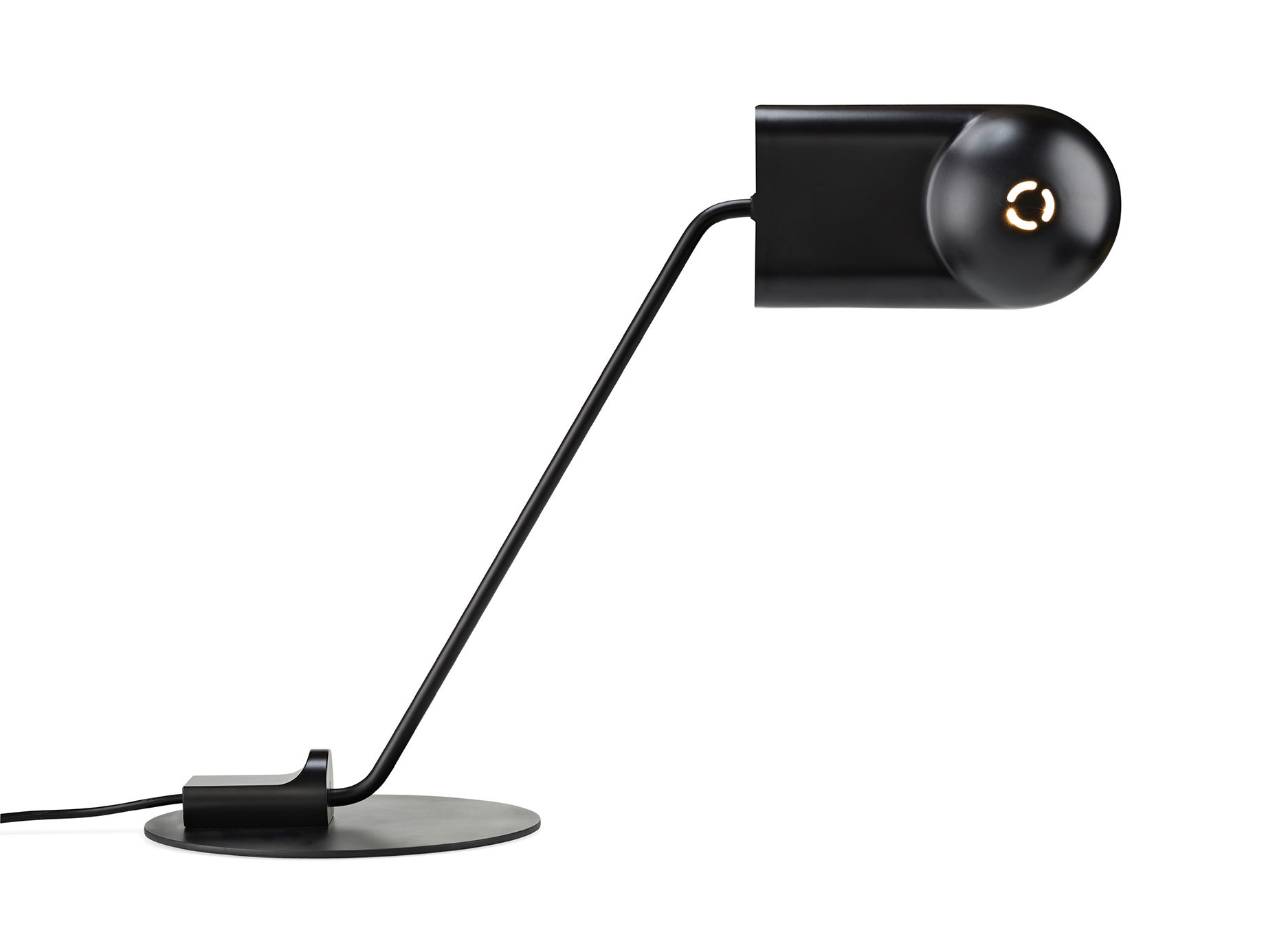 Karakter Domo Table Lamp Black Head Detail Joe Colombo