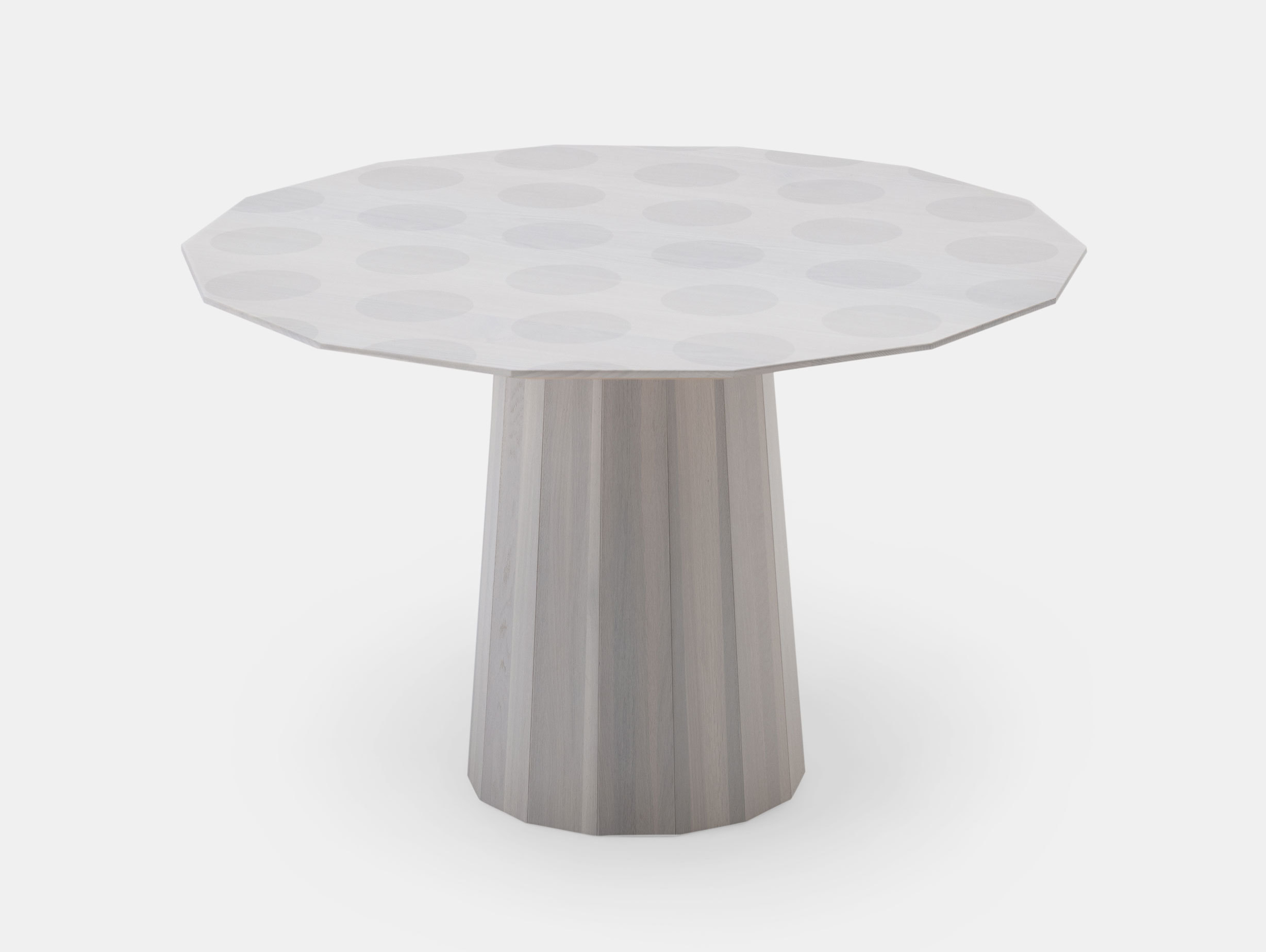 Karimoku Colour Wood Dining Table Gray Dot 120 Scholten Baijings