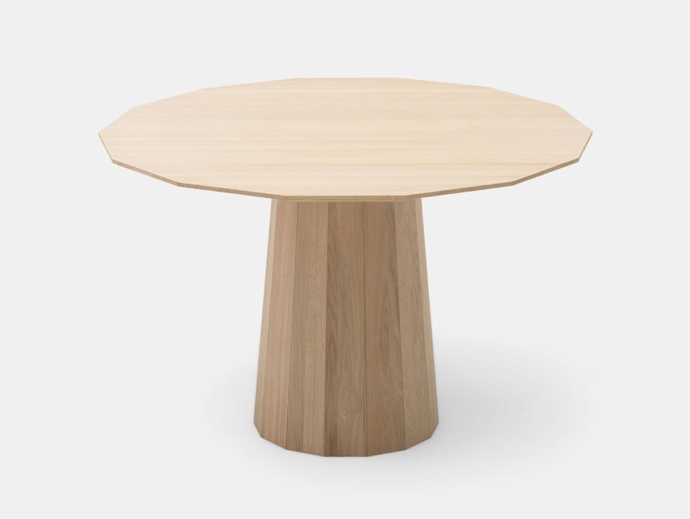Colour Wood Dining Table Large image