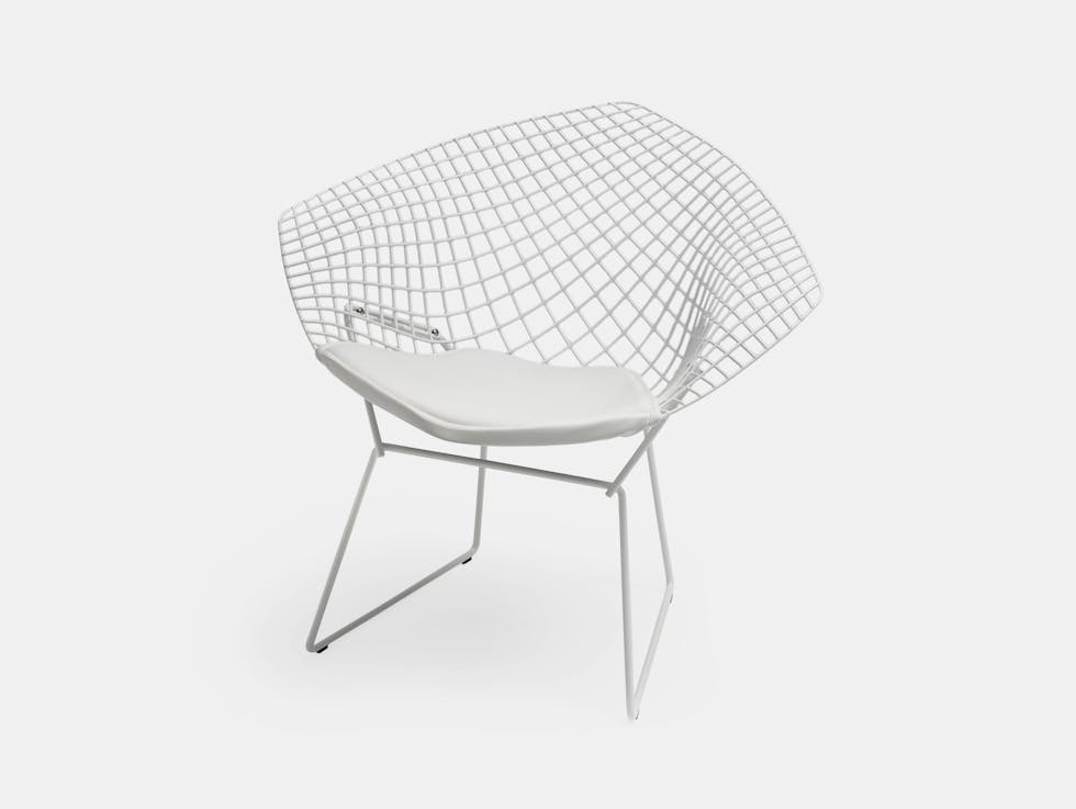 Knoll Harry Bertoia Diamond Chair White
