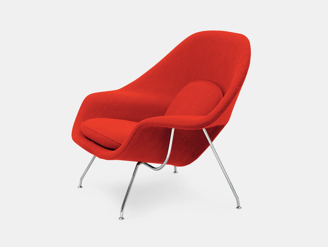 Knoll Womb Chair Red Eero Saarinen