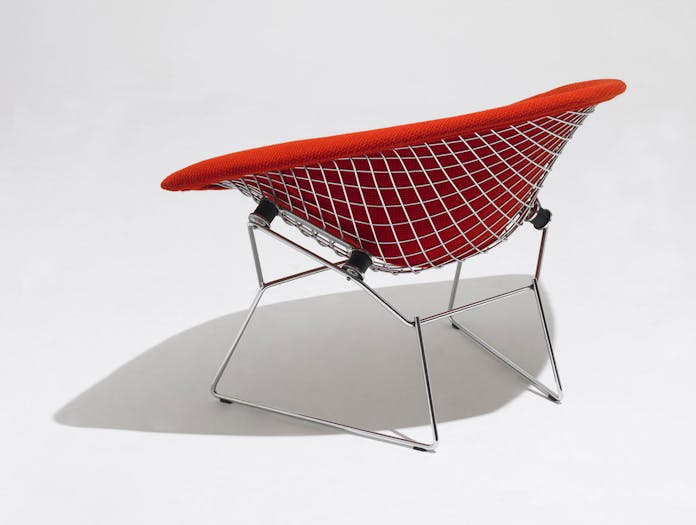 Knoll Harry Bertoia Diamond Chair Upholstered Back