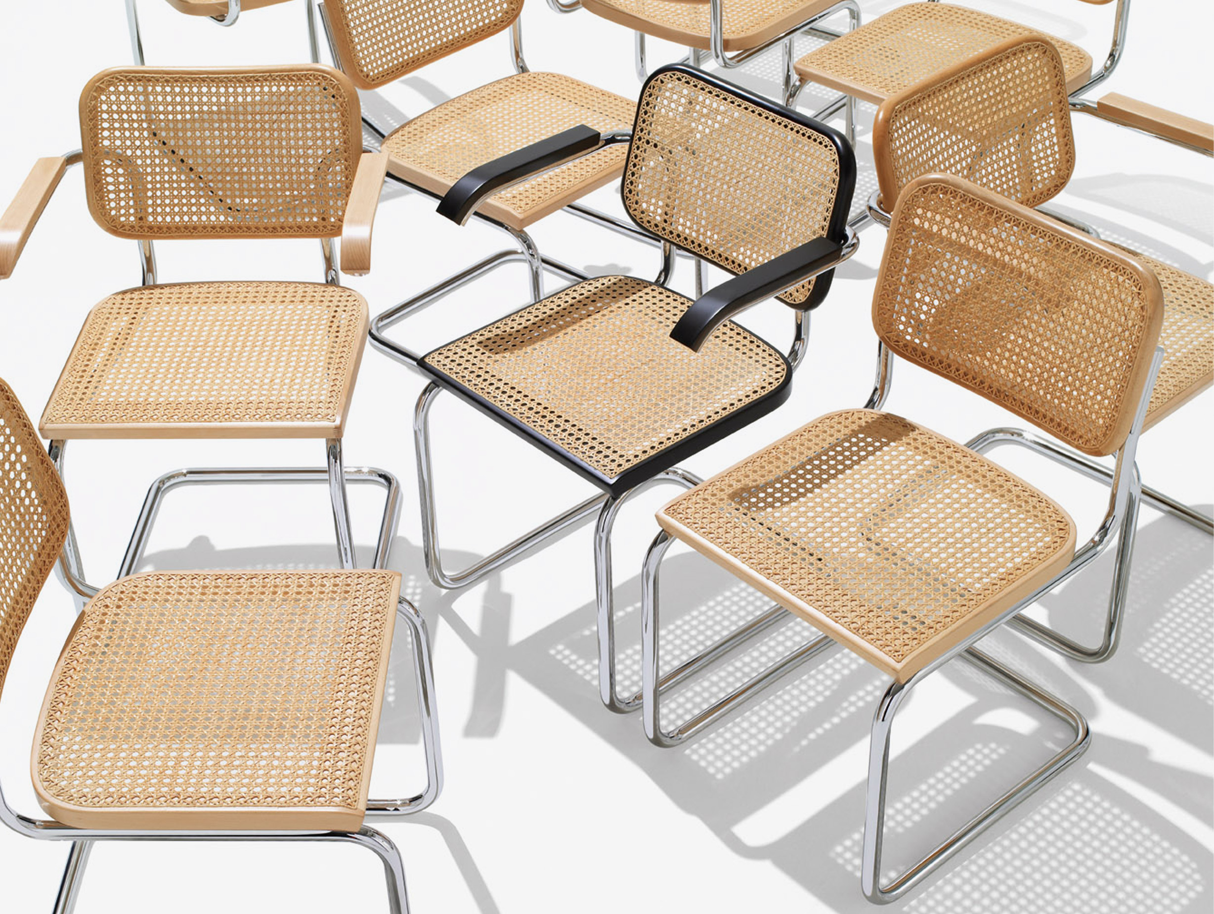 Knoll marcel breuer cesca chair handwoven lifestyle