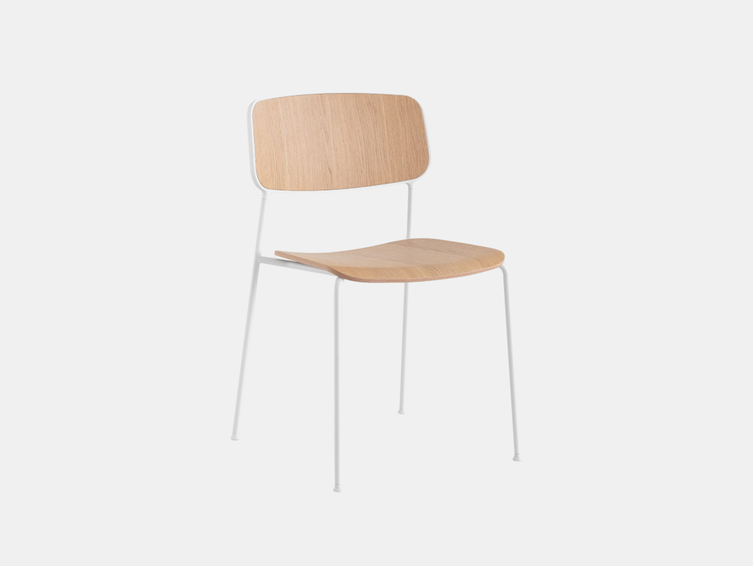 Lapalma hee welling kisat chair blanched oak white legs