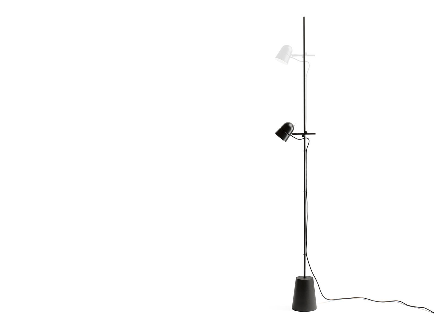 Luceplan Counterbalance Floor Light Head Adjustment Daniel Rybakken