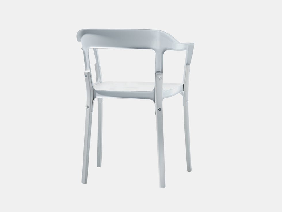 Magis Steelwood Chair White Ronan And Erwan Bouroullec