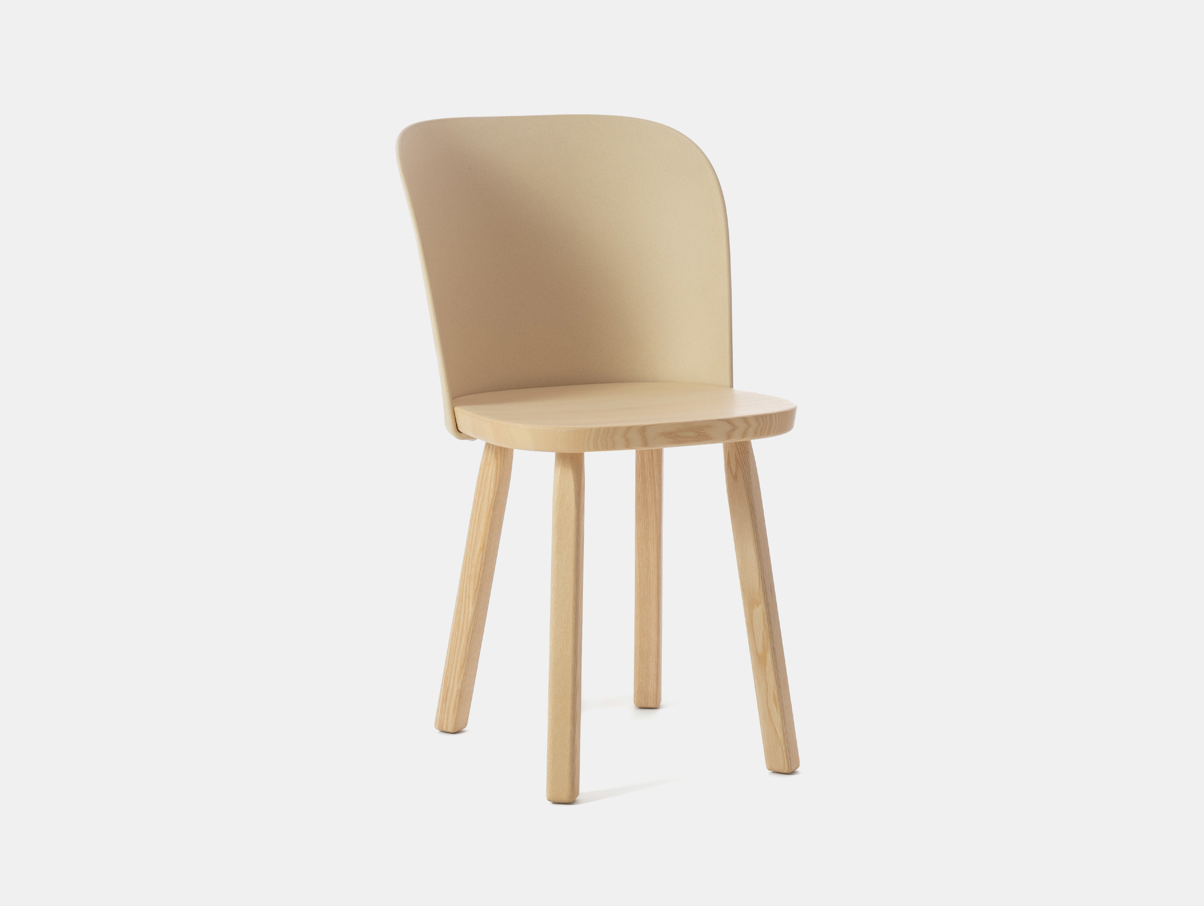 Magis edward barber jay osgerby alpina chair natural legs beige back